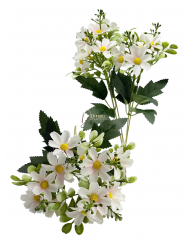 Virágcsokor / 31cm.15 fej- Leheletrózsaszín belső
