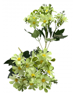 Virágcsokor / 31cm.15 fej- Zöld