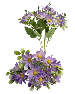Virágcsokor / 31cm.15 fej- Antiklila