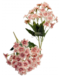 Pasztell virágcsokor / 33cm.35 virágfej 