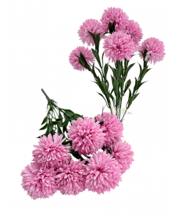 Krizantémcsokor / 40cm. 7 főszál Rózsaszín 