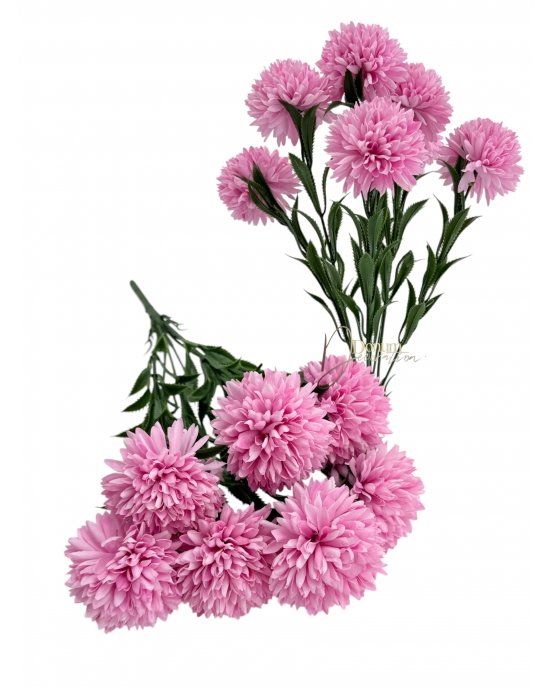 Krizantémcsokor / 35cm. 5 főszál rózsaszín 