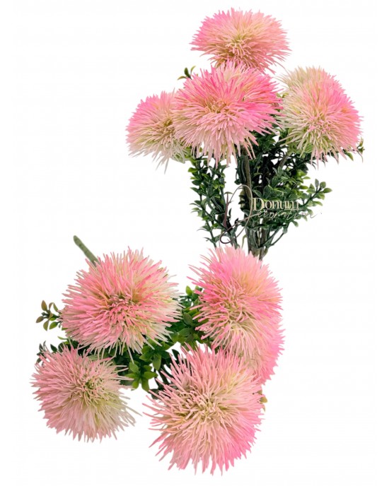 Protea növénycsokor / 31cm. Pink antik