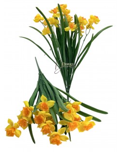 Nárciszcsokor / Gumi- 46cm. 7főszál 