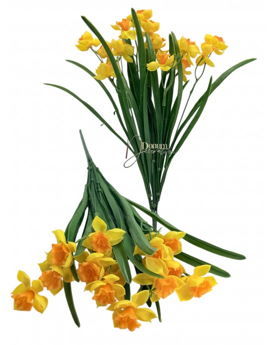 Nárciszcsokor / Gumi- 46cm. 7főszál Nárciszcsokor / Gumi- 46cm. 7főszál