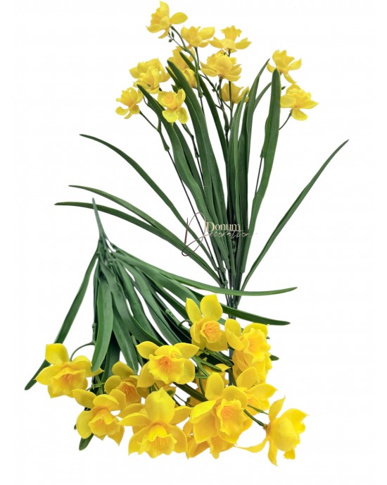 Nárciszcsokor / Gumi- 46cm. 7főszál 