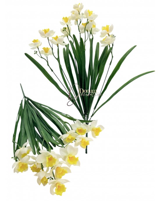 Nárciszcsokor / Gumi- 46cm. 7főszál 