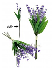 Gyöngyvirág köteg / 34cm. 8szál Lila antik