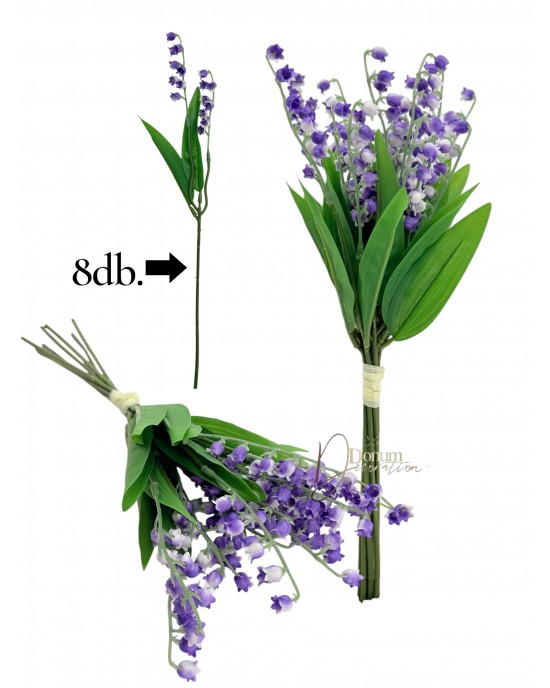 Gyöngyvirág köteg / 34cm. 8szál Lila antik Gyöngyvirág köteg / 34cm. 8szál Lila antik