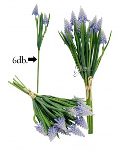 Gyöngyike köteg gumi levéllel / 32cm. 6 szál 