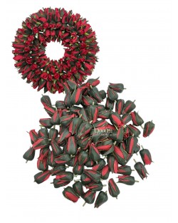 Rózsafej / 3.5cm.x2.2cm 100 db. Piros