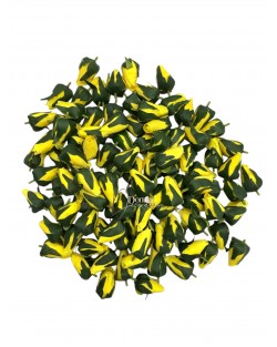 Rózsafej / 4cm.x2.5cm 100 db. Sárga