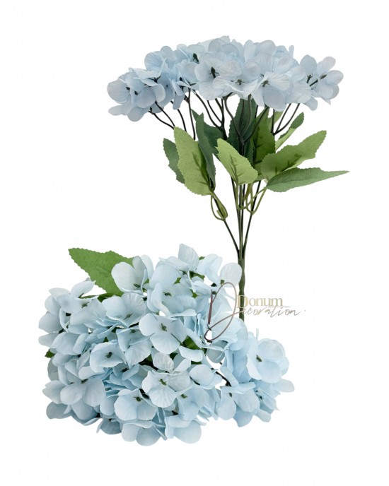 Pasztell hortenziacsokor / 28cm. Halványkék Pasztell hortenziacsokor / 28cm. Halványkék