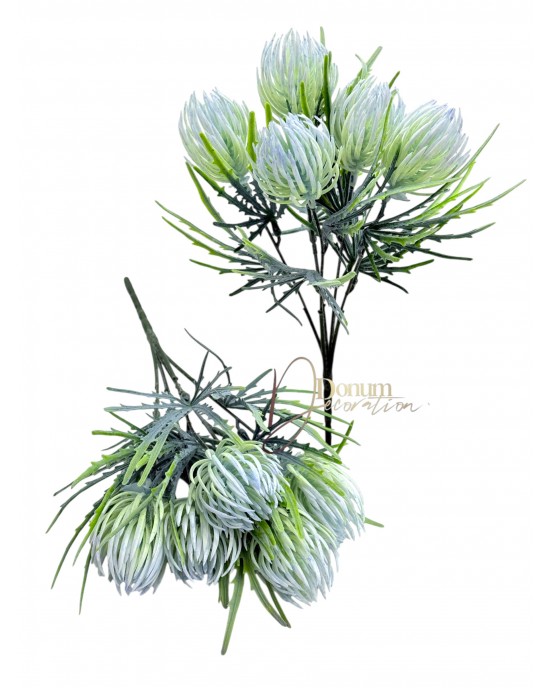 Bársonyporos protea csokor / 30cm. Pasztellkék Bársonyporos protea csokor / 30cm. Pasztellkék