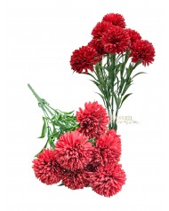 Krizantémcsokor / 40cm. 7 főszál Piros