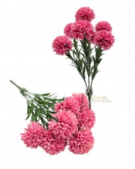 Krizantémcsokor / 40cm. 7 főszál Antikpink