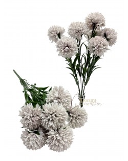 Krizantémcsokor / 40cm. 7 főszál Szürke