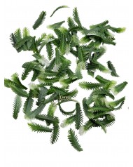 Kiegészítő levél / 100 db. 3cm. Pasztellzöld fehér vég 