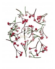 Kiegészítő növény-Gypsophila / 30db. (90fej-1cm.) Antikpiros