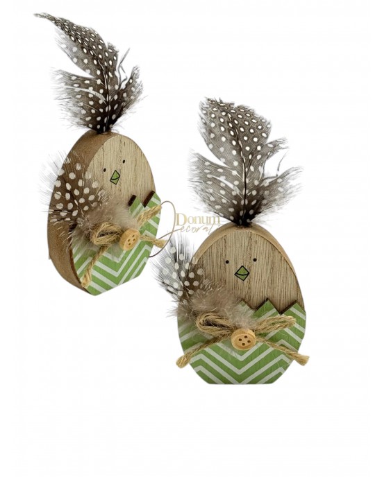 Tollas csibe -Fa 8x6cm +toll