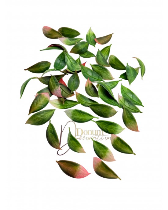 Kiegészítő levél / 50db. 3.5cm. Pirosas