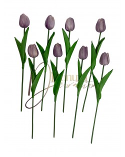 Habgumi Tulipán szál -Szürke