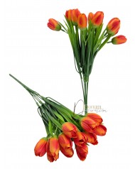 Krókuszcsokor / 34cm. 12fej Narancs