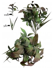 Levélcsokor / 36cm. Barna antik
