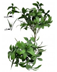 Levélcsokor / 36cm. Zöld