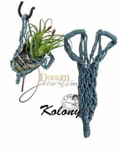 Makramé növénytartó-KOLONY 25cm. Makramé növénytartó-KOLONY 25cm.