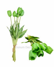 Tulipán csokor / Tömör gumi-40cm. 5szál