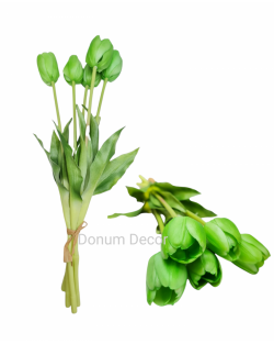 Tulipán csokor / Tömör gumi-40cm. 5szál