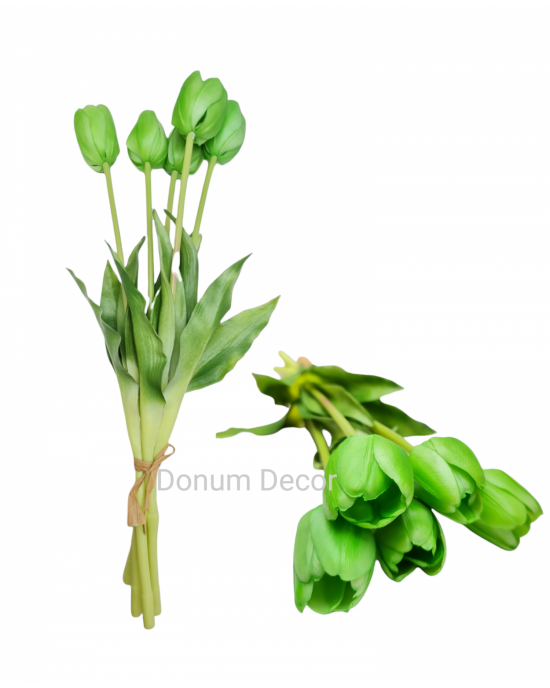 Tulipán csokor / Tömör gumi-40cm. 5szál
