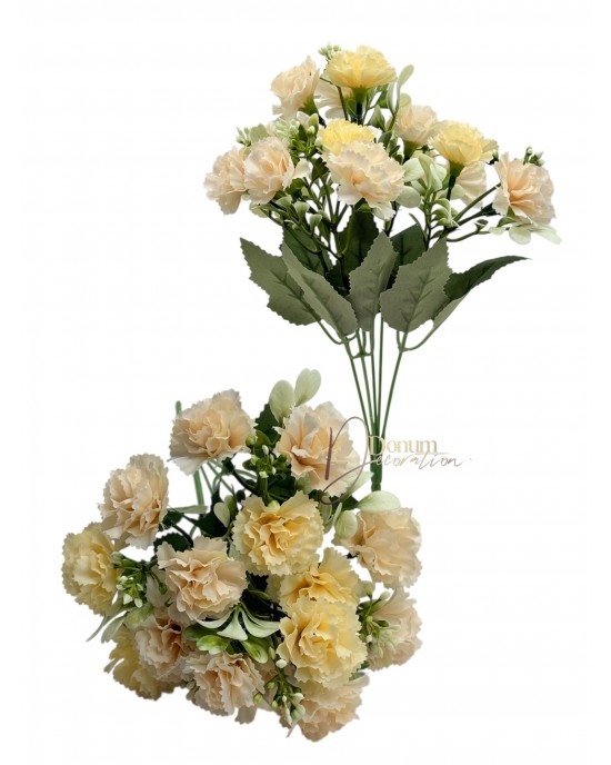 Kisfejű szegfűcsokor / 32cm. 5 főszál
