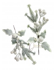 Hóval szórt PRÉMIUM pikk / 34cm. Törtfehér