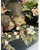 Mikrocsillámmal szórt bogyós-fenyős betűző tobozzal / 25cm.
