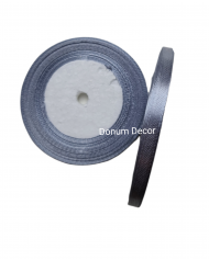 Selyemszalag 6mm x 32 m. Középszürke