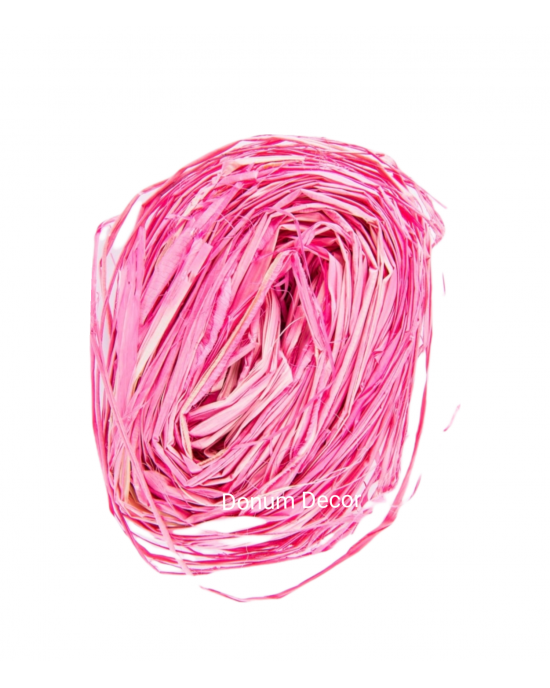 Raffia /50g. Rózsaszín 