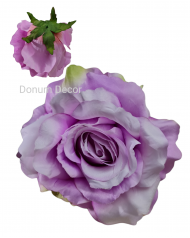 Óriás méretű rózsafej / 18cm. Lila