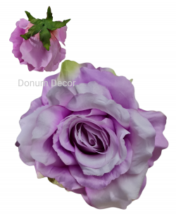 Óriás méretű rózsafej / 18cm. Lila