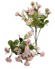 Kisfejű vegyes virágcsokor / 5 főszál 31cm. 20 Fej Lilásrózsaszín fehér keveréke