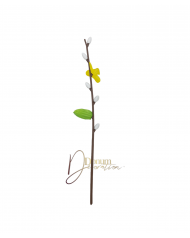 Barka aranyesővel / 24cm. Műanyag 