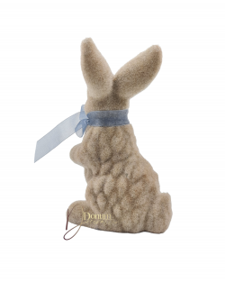 Kerámia nyuszi / 20 cm. Apró sérüléssel 