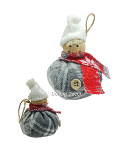 Függő textil dekor / 10 cm.+madzag