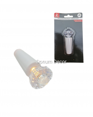 Ledes palackdugó elemmel / 2 led