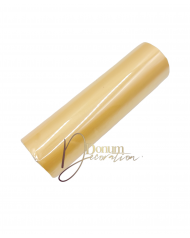 Szatén anyag / 16cm x 10m. Középnarancs