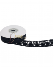 Csipke / 20mm x 4.5m Fekete